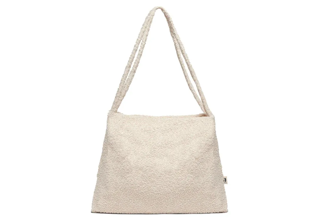 Luiertas shopper - bouclé - naturel Luiertas shopper - bouclé - naturel