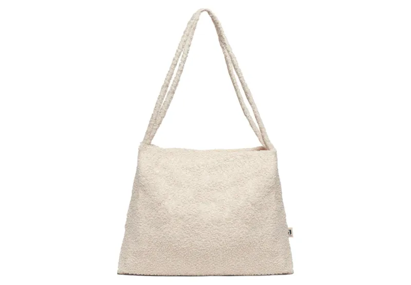 Luiertas shopper - bouclé - naturel