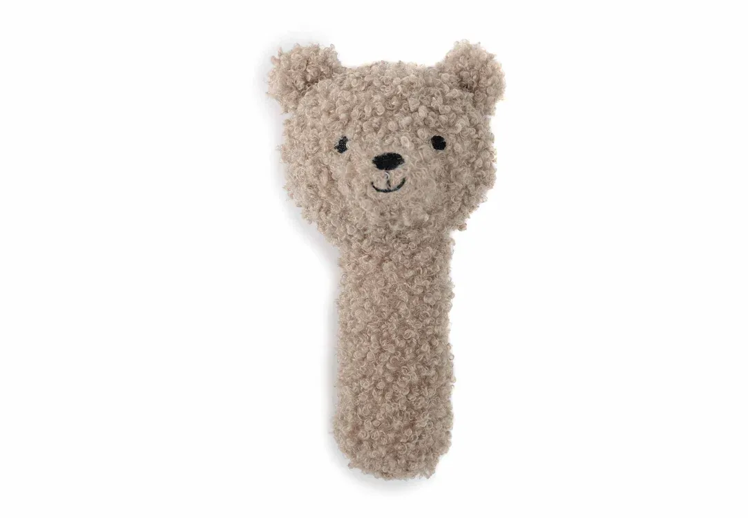 Rammelaar - teddybeer - olive green Rammelaar - teddybeer - olive green
