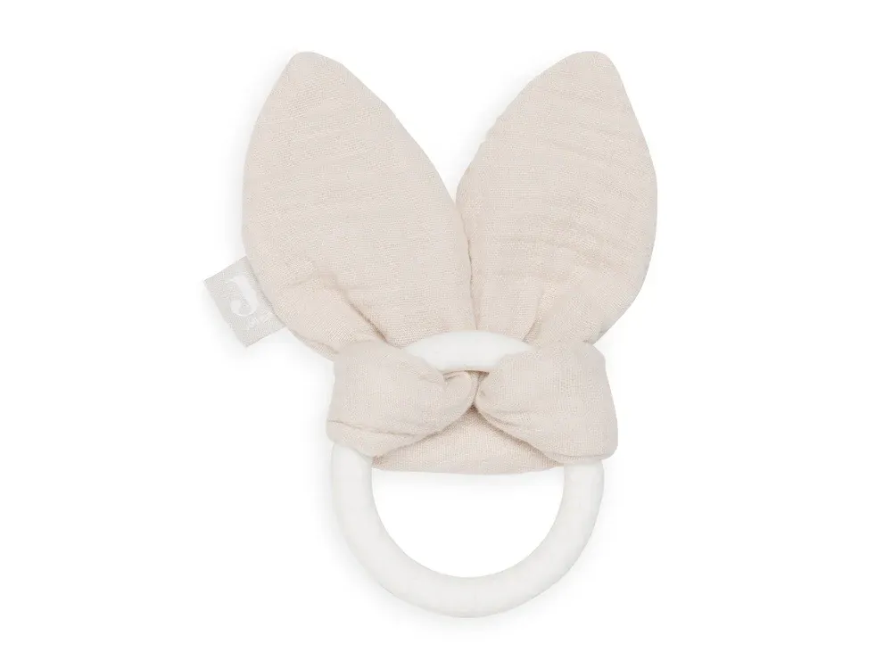Bijtring - siliconen bunny ears - nougat Bijtring - siliconen bunny ears - nougat