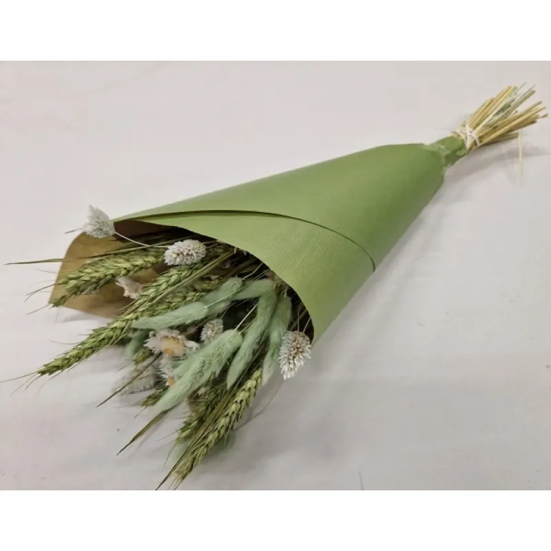 Droogbloemenboeket - titanite green
