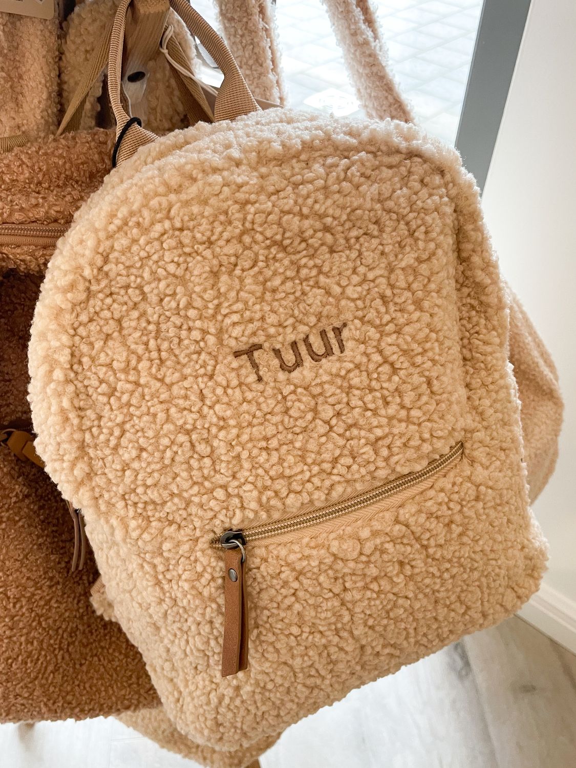 Teddy rugzak - beige
