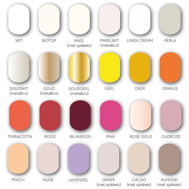 Hoog doosje voor doopsuiker (set van 10 stuks)