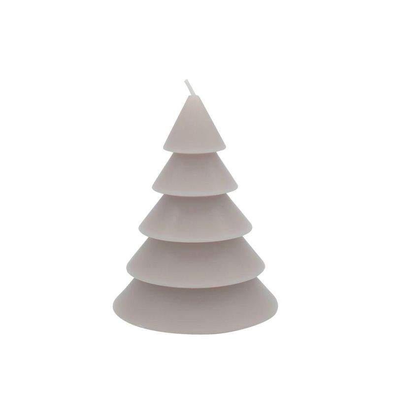 Tree candle - taupe