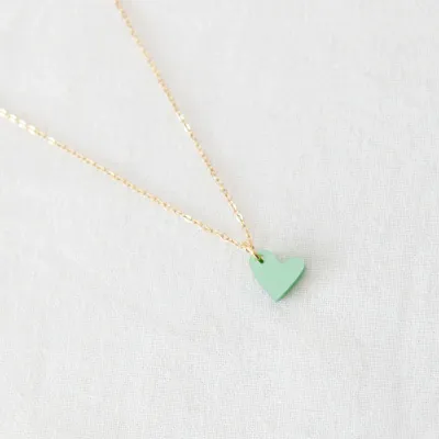 Studio Nok Nok - ketting hartje - groen