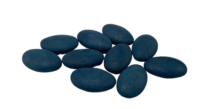 Suikerbonen - marineblauw mat 55% - Papa Chocolat