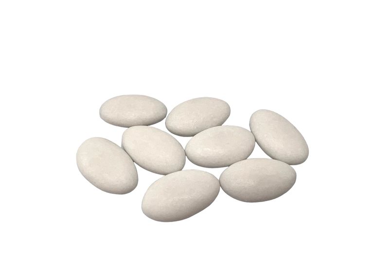 Suikerbonen - wit mat 55% - Papa Chocolat
