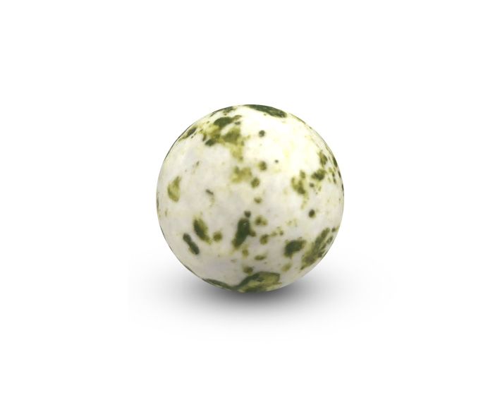 Pralinébollen - groen wit marmer - Papa Chocolat