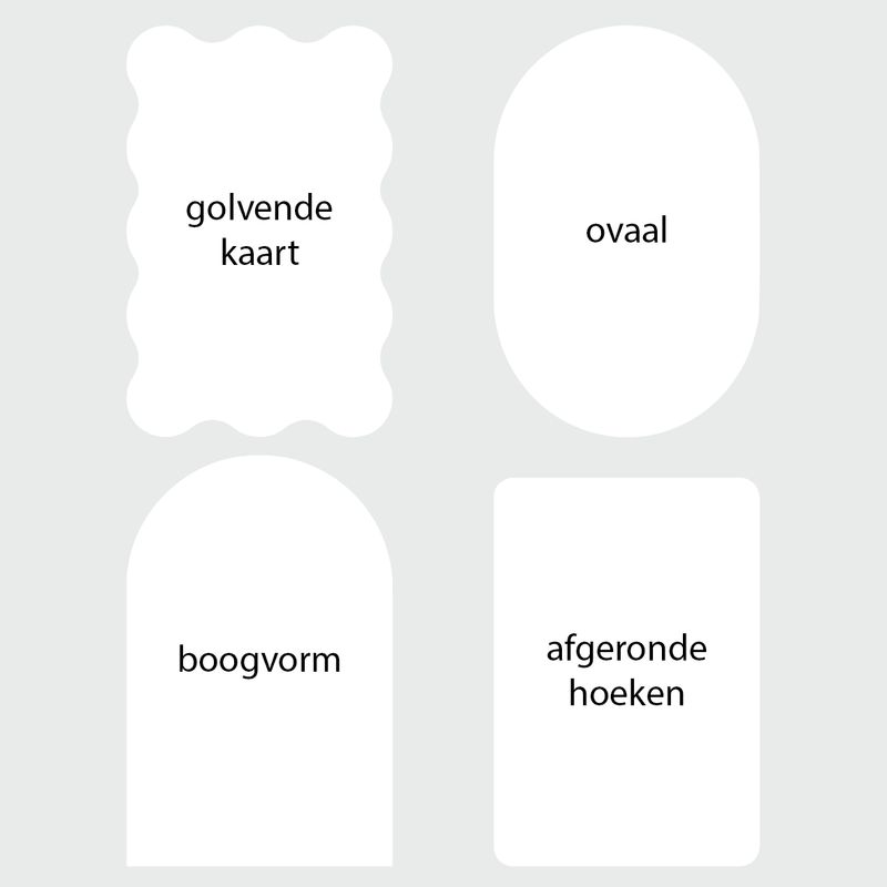 Staande fotokaart in voetbalthema - communie / lentefeest - set van 10 stuks