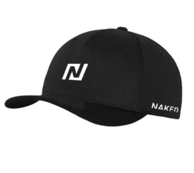 NAKED FLEXFIT CAP BLACK L-XL