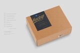 Matte Kraft Paper Box Mock-up