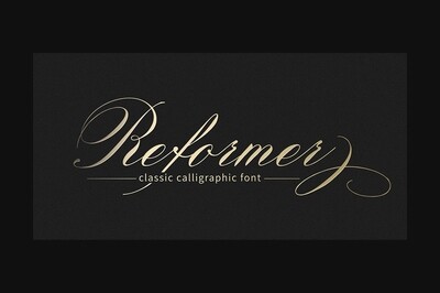 Reformer Script Typeface