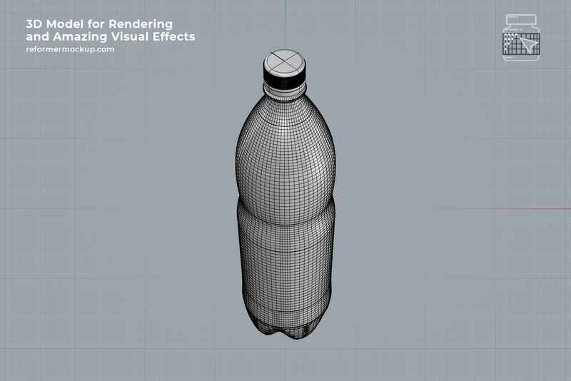 Plastic Bottle 3d Model