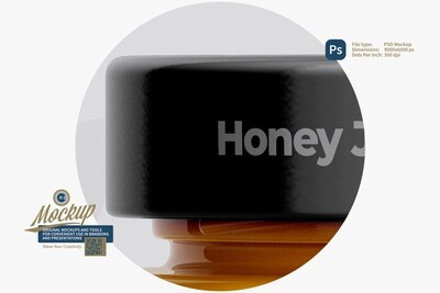 Honey Jar Mockup 200ml
