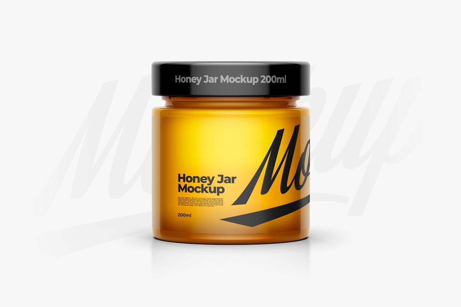 Honey Jar Mockup 200ml