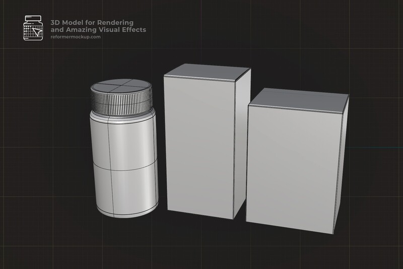 Box &amp; Jar 3D Model