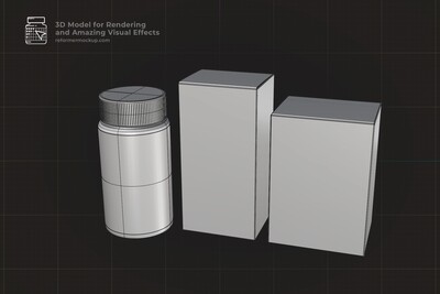 Box & Jar 3D Model