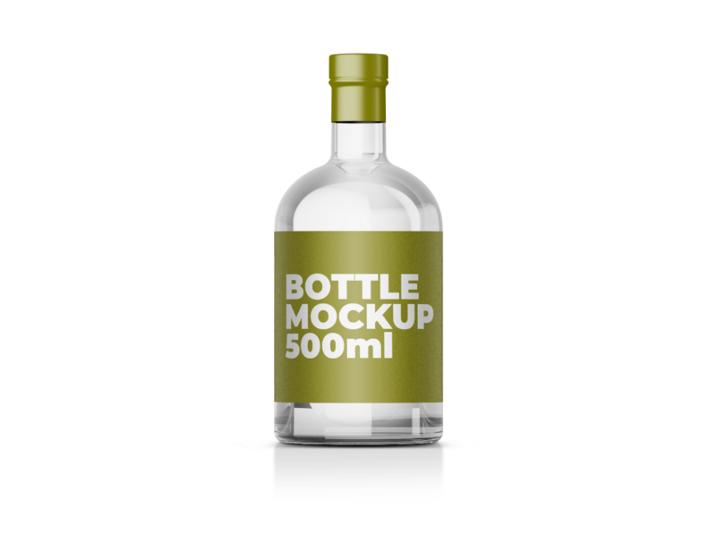 Glass Jar Mockup 500ml