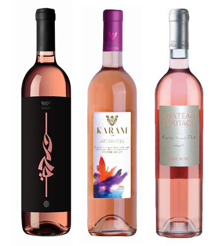 Superior Libanese Rosé Wijnen (pakket van 3 wijnen)