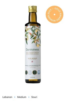 Darmmess Premium Hoog-fenolische Extra Vierge Olijfolie