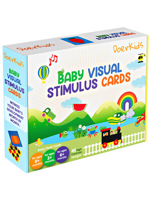 DoerKids® Baby tummy time Stimulus Cards, 20 pcs.