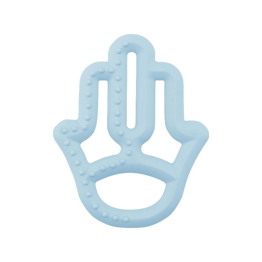 MinikOiOi Toothee - Mineral Blue - Soft silicone teether