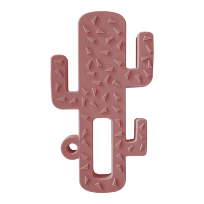 MinikOiOi Cactus - Velvet Rose - Soft silicone teether