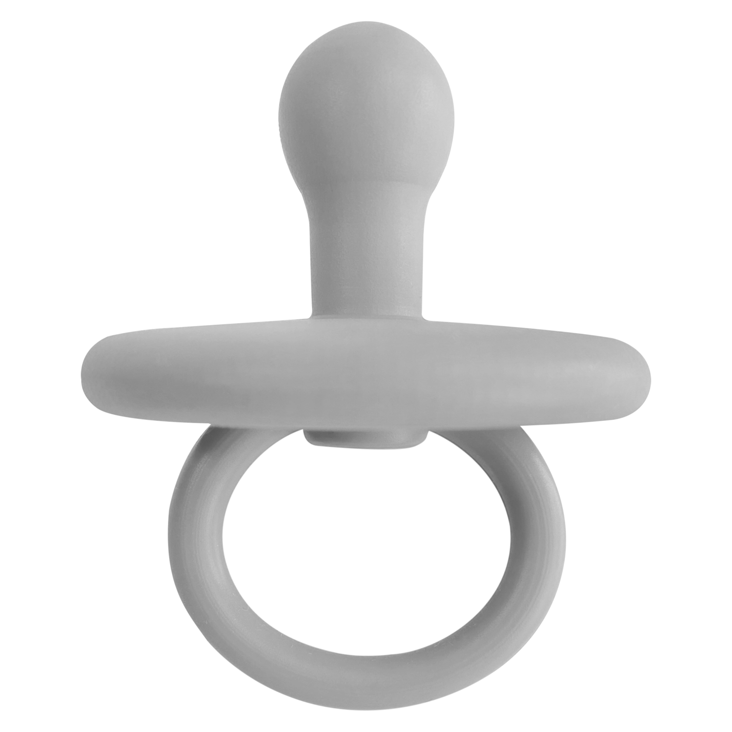 MinikOiOi Binkee 0+ Month - Powder Grey - Orthodontic silicone pacifier