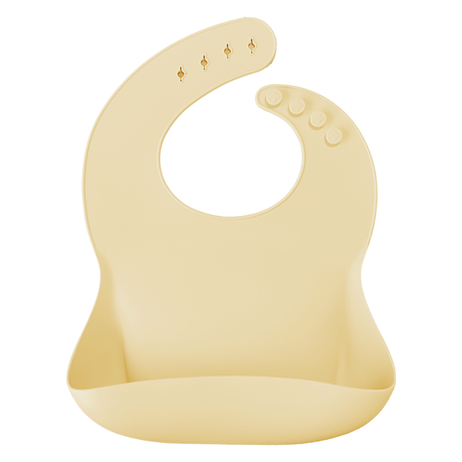 MinikOiOi BASICS - Bib - Mellow Yellow - Silicone bib