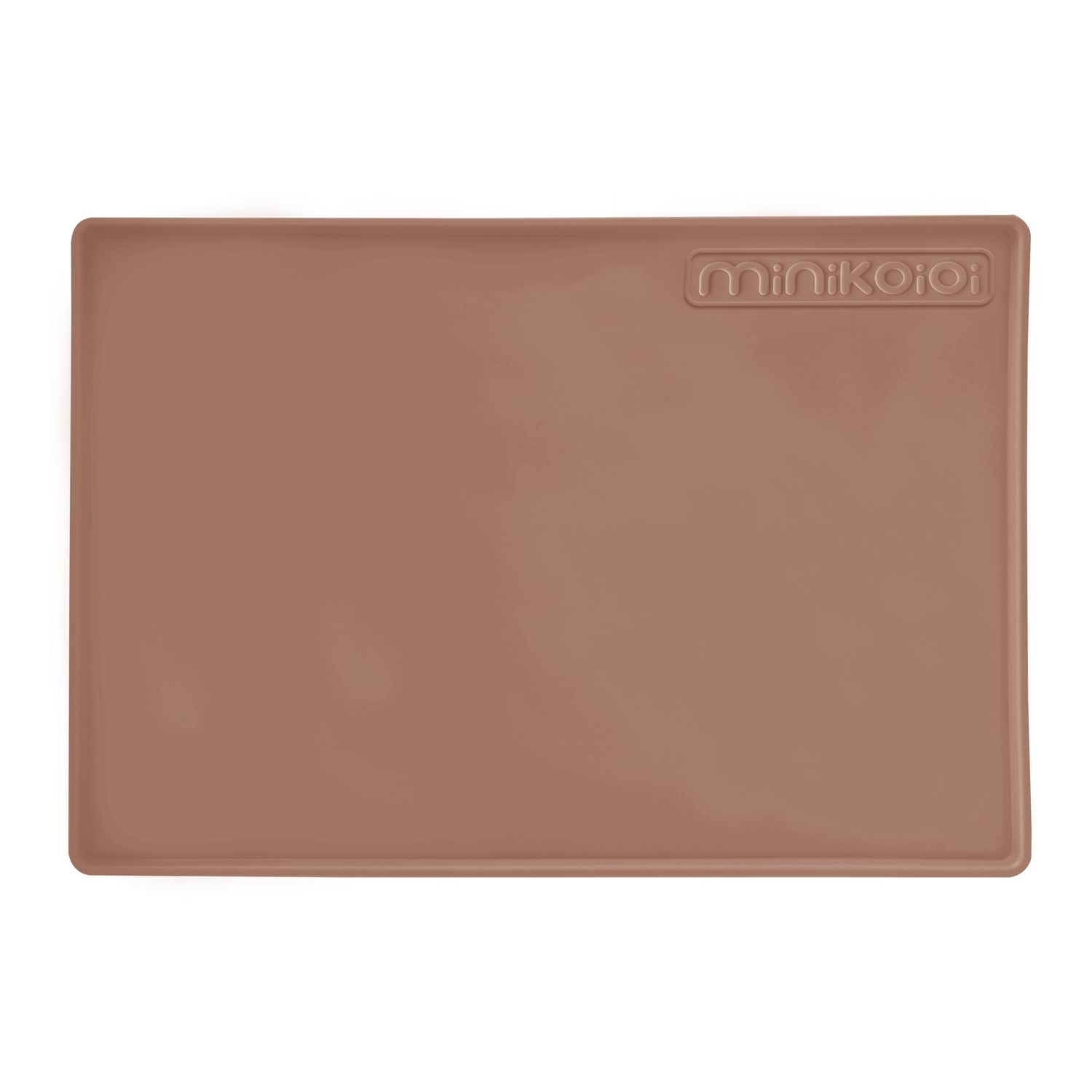 MinikOiOi Mat - Woody Brown - Silicone feeding/baking mat, Silicone Place Mat
