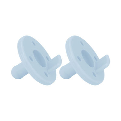MinikOiOi BASICS - Soother - Mineral Blue - 2 pieces orthodontic silicone pacifier