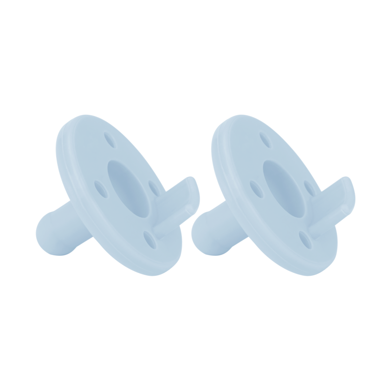 MinikOiOi BASICS - Soother - Mineral Blue - 2 pieces orthodontic silicone pacifier