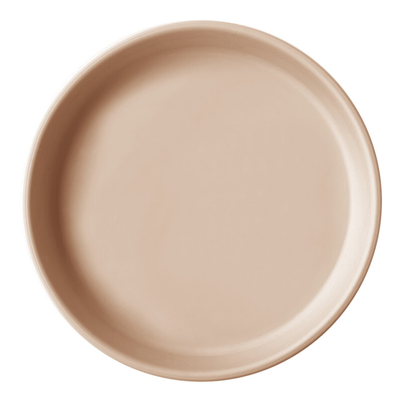 MinikOiOi BASICS - Plate - Bubble Beige - Silicone plate