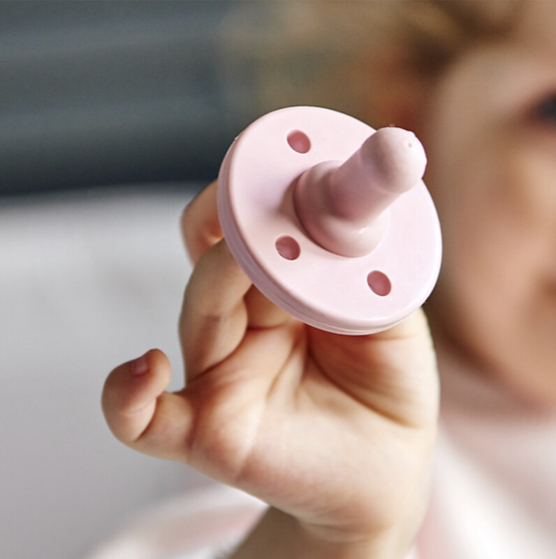 MinikOiOi BASICS - Succhietto - Pinky Pink - Ciuccio in silicone ortodontico 2 pezzi – foto prodott…