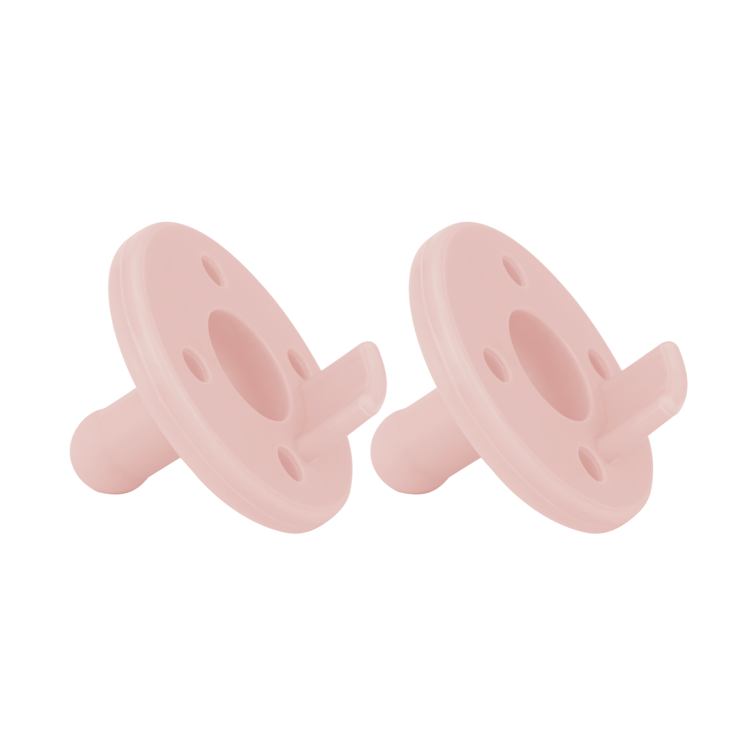 MinikOiOi BASICS - Soother - Pinky Pink - 2 pieces orthodontic silicone pacifier