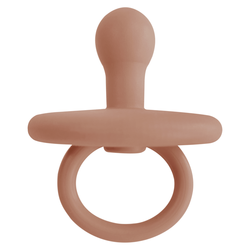 MinikOiOi Binkee 0+ month - Woody Brown - Orthodontic silicone pacifier