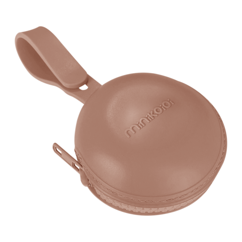 MinikOiOi Pod - Woody Brown - Silicone pacifier case