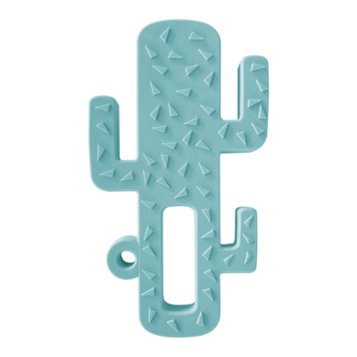MinikOiOi Cactus - Aqua Green - Anneau de dentition en silicone souple