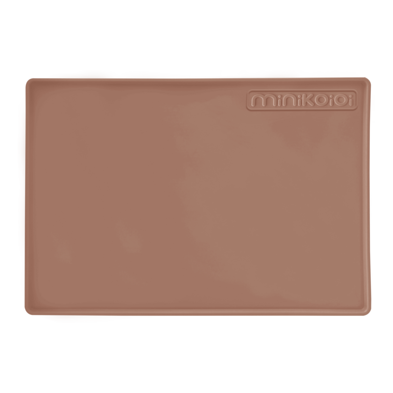 MinikOiOi Mat - Woody Brown - Silicone feeding/baking mat, Silicone Place Mat