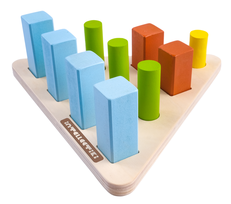 Intellectiki®  3D shape sorting board