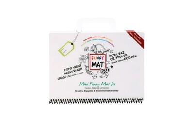 Funny Mat Reusable Coloring Book. TRAVEL SET
