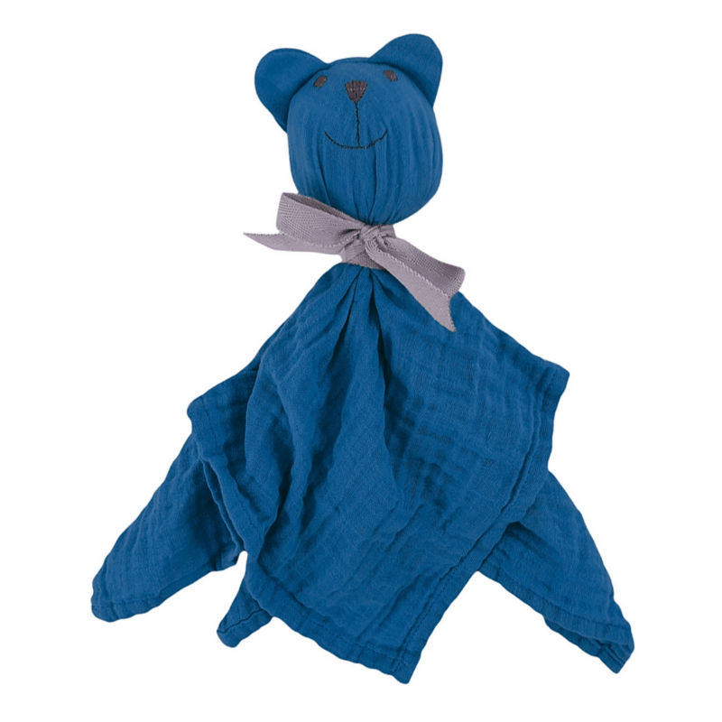 Organic Muslin Sleep friend blue