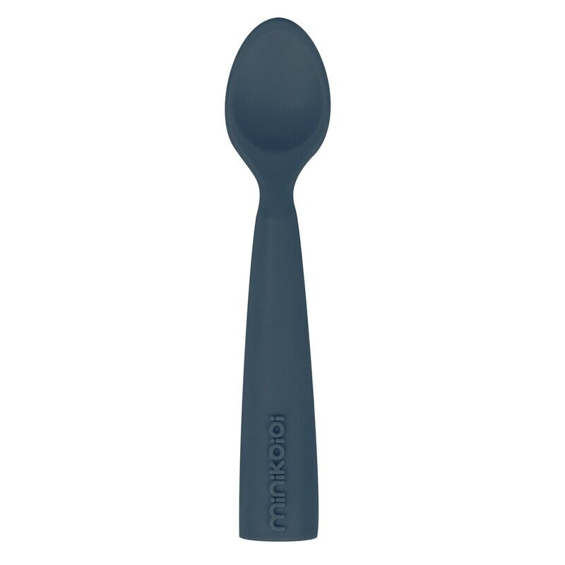 MinikOiOi Scooper - Deep Blue - Silicone spoon