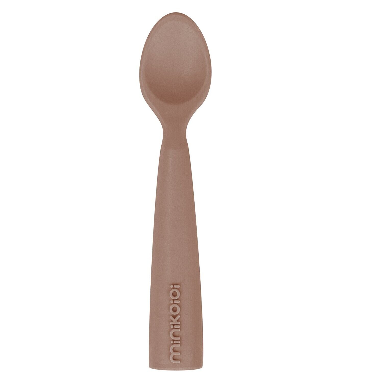 MinikOiOi Scooper - Woody Brown - Silicone spoon