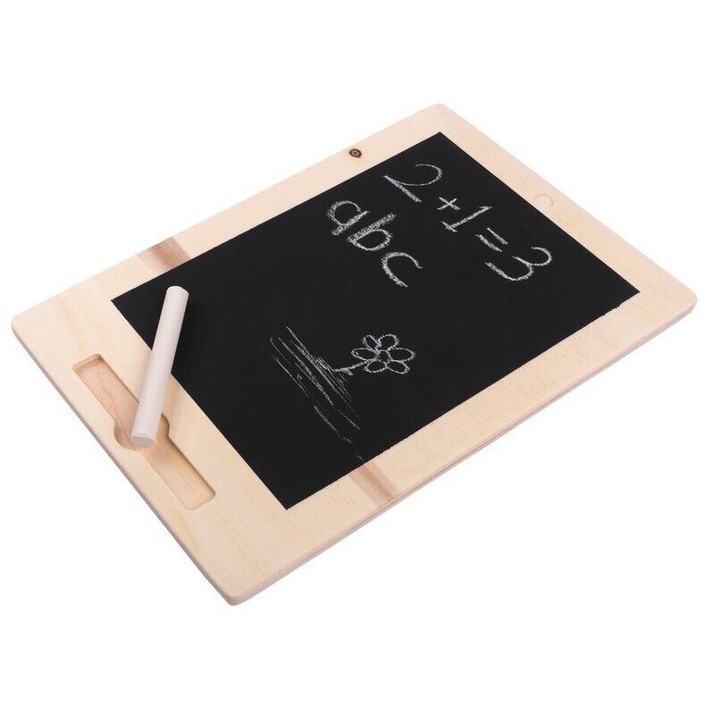 Intellectiki Tablette tableau en bois pour l'apprentissage sensoriel et la créativité – photo produ…