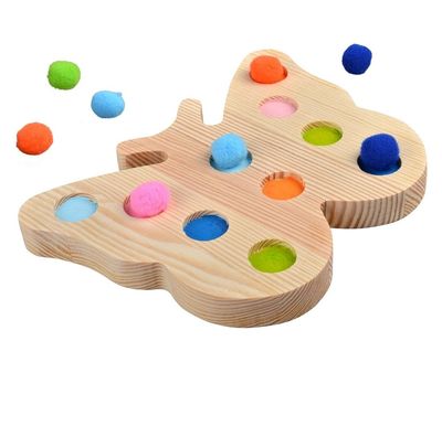 Intellectiki®  plug-in game butterfly with felt for learning colors and counting