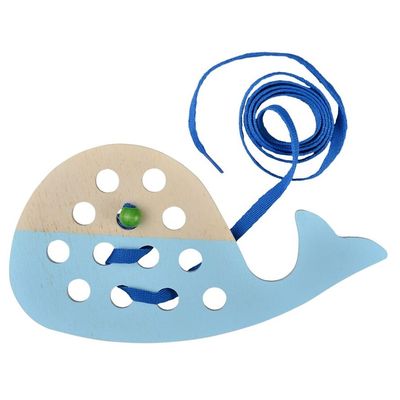Intellectiki®  whale lacing for fine motor skills and hand-eye coordination