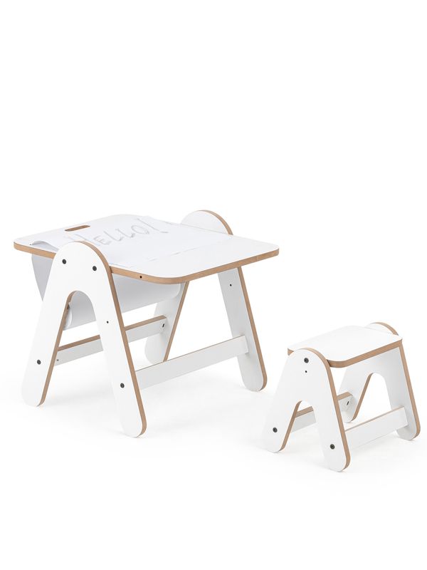 MamaToyz® MASSAM MDF Tableau d&#39;activité Et Tableau d&#39;écriture
