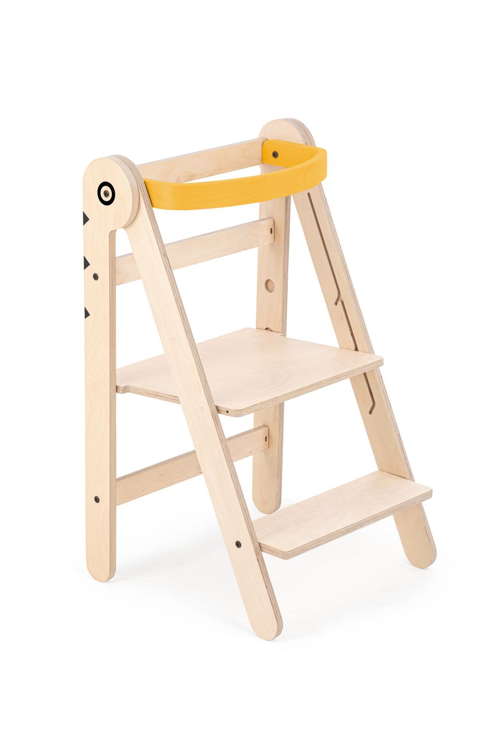 MamaToyz® Foldable learning tower, yellow