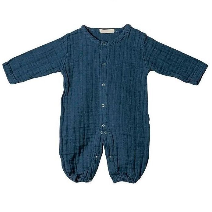 Beberotti® Organic Muslin jumpsuit blue